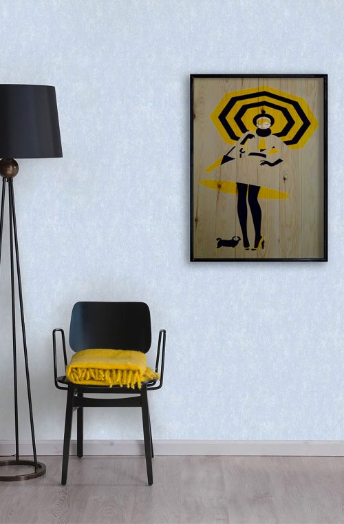 Yellowblack Ahsap Tablo