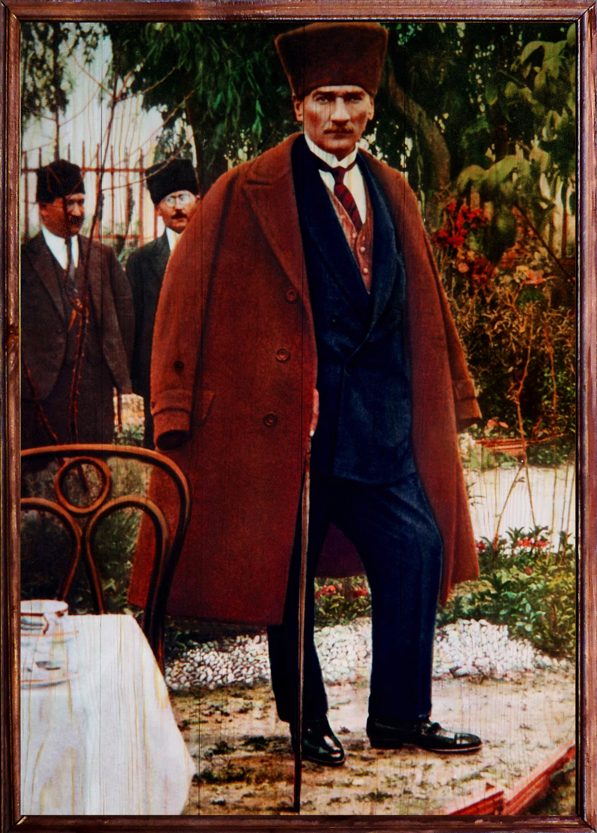 Mustafa Kemal Ahşap Tablo