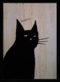 Black Cat Üçlü Set Ahşap Tablo