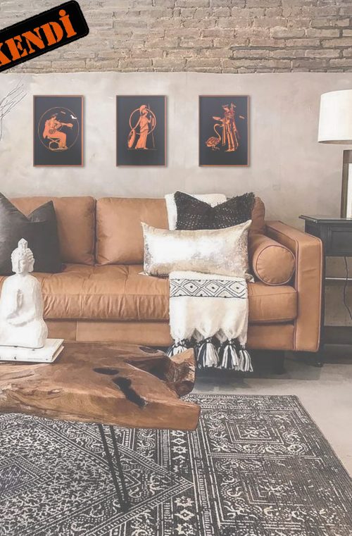 Apollon Artemis Athena Ahsap Set Tablo