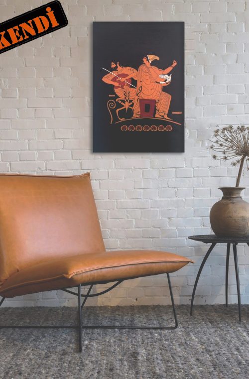 Ares Ve Aphrodite Ahsap Tablo