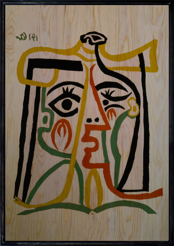 Picasso Faces Üçlü Set Ahşap Tablo